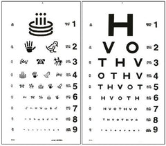 Bernell/Vision Training Products Eye Chart 10 Foot Measurement Acuity Test