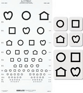 Good-Lite Preschool Eye Test Chart Good-Lite® 20 Foot Measurement Acuity Test