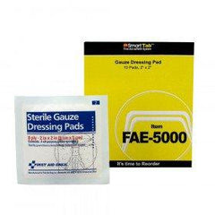 Acme United Gauze Sponge First Aid Only Gauze 8-Ply 2 X 2 Inch Square Sterile