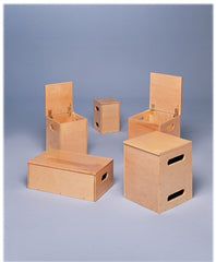 Fabrication Enterprises Work Hardening Weight Box Hinged Lid Lifting Box Style 12 to 25 lbs.