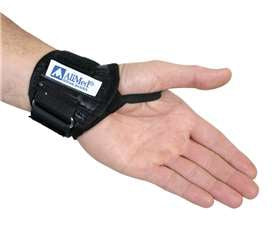 Alimed Wrist Support AliMed® UltraLite Elastic Left or Right Hand Black Large / X-Large