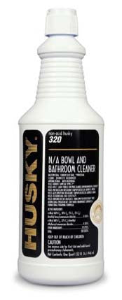 Canberra Husky® Non Acid Bowl and Bathroom Surface Disinfectant Cleaner Quaternary Based Liquid 32 oz. Bottle Floral Scent NonSterile - M-903607-1687 - Case of 12