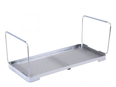 V. Mueller Genesis® Sterilizer Lifting Platform 3/4 X 10-2/5 X 20-1/3 Inch Inside Dimensions, 1-1/3 X 10-3/5 X 20-1/2 Inch Outside Dimensions, Solid Sides, Perforated Bottom