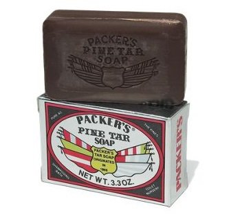 Elorac Inc Soap Packer's Pine Tar Bar 3.3 oz. Individually Wrapped Pine Scent