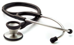American Diagnostic Corp Cardiology Stethoscope Adscope® Black 1-Tube 19 Inch Tube Double-Sided Chestpiece