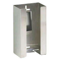 Clinton Industries Glove Box Holder Horizontal or Vertical Mounted 1-Box Capacity Silver 3.75 X 5.5 X 10 Inch Stainless Steel