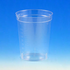 Globe Scientific Specimen Container with Pour Spout 2-3/16 X 2-3/4 Inch Polystyrene 192 mL (6.5 oz.) Without Closure Unprinted NonSterile
