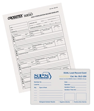 SPS Medical Supply Sterilization Log Book Steam / EO Gas