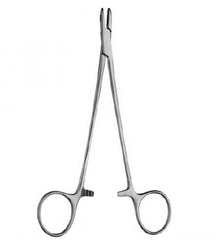 V. Mueller Needle Holder 7 Inch Length Serrated Teeth, Straight Finger Ring Handle - M-905920-2053 - Each