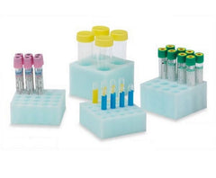 Market Lab Inc Test Tube Rack 16 Place 16 to 17 mm Tube Size Black