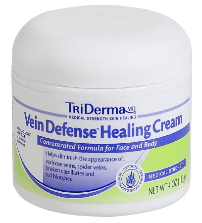 Genuine Virgin Aloe Corp dba Triderma Skin Correction Cream TriDerma® MD Vein Defense™ 4 oz. Tube Unscented Cream