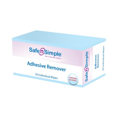 Safe N Simple Adhesive Remover Safe N Simple™ Wipe 50 per Box