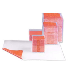 Current Technologies Biohazard Wipe Bio-Screen® Heavy Absorbency White / Orange NonSterile Cellulose / Polyethylene 4 X 4 Inch Disposable - M-906302-4706 - Case of 2000