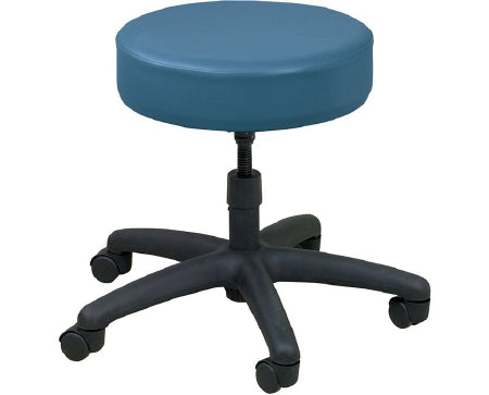 Clinton Industries Lift Stool Standard Series Backless Spin Lift Height Adjustment 5 Casters Wedgewood
