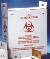 Whitney Medical Solutions *Desert Med* Lab Waste Container Sharps Bank™ 12 Gallon, 13-1/4 D X 13-1/4 W X 17-1/4 H Inch