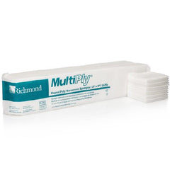 Richmond Dental Company Nonwoven Sponge MultiPly™ Polyester / Rayon 8-Ply 2 X 2 Inch Square NonSterile