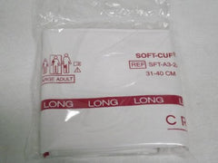 GE Healthcare Blood Pressure Cuff Soft-Cuf® Adult Arm Large Cuff 31 - 40 cm Cloth Fabric Cuff