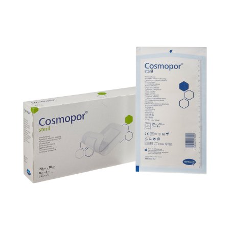 Hartmann Adhesive Dressing Cosmopor® 4 X 8 Inch Nonwoven Rectangle White Sterile