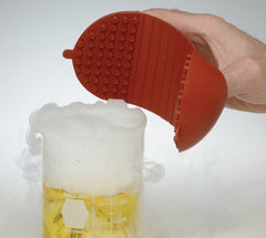 Fisher Scientific Temperature Protection Mitt Hot-Hand™ One Size Fits Most Silicone Red Without Cuff NonSterile - M-908306-1394 - Each
