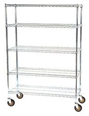 Lakeside Manufacturing Wire Cart 24 X 48 X 63 Inch Shelf: 24 X 48 Inch
