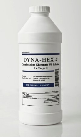 Xttrium Laboratories Surgical Scrub Dyna-Hex 4® 32 oz. Bottle 4% Strength CHG (Chlorhexidine Gluconate) NonSterile