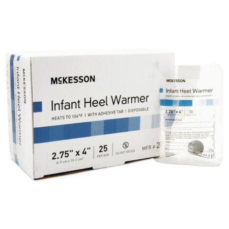 Instant Infant Heel Warmer McKesson Heel One Size Fits Most Sodium Acetate / Water Disposable