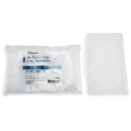 Zip Closure Bag McKesson 6 X 9 Inch Polyethylene Clear - M-911643-4763 - Box of 10