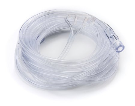 Nasal Cannula Low Flow Delivery McKesson Adult Curved Prong / NonFlared Tip