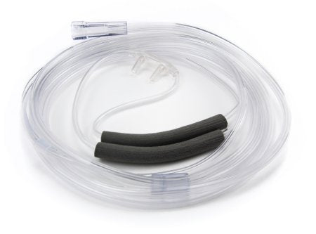 Nasal Cannula with Ear Cushions Low Flow Delivery McKesson Adult Straight Prong / NonFlared Tip