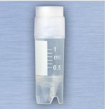 Globe Scientific Cryogenic Vial CryoClear™ Thermoplastic Elastomer 1 mL Screw Cap