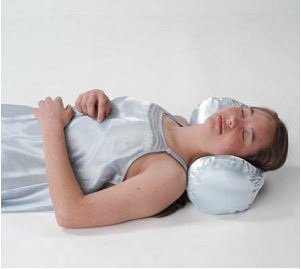 Alex Ortho Cervical Roll Pillow Soft 7 X17 Inch White