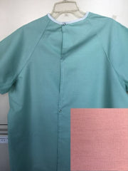 Lew Jan Textile Patient Exam Gown One Size Fits Most Pink Reusable