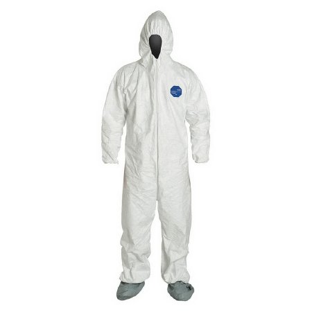 Grainger Coverall with Hood Dupont™ Tyvek® 400 X-Large White Disposable NonSterile