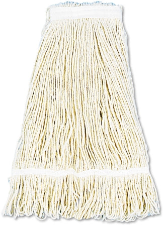 Lagasse Wet String Mop Head Boardwalk® Looped-end White Cotton Reusable - M-913912-1265 - Case of 12