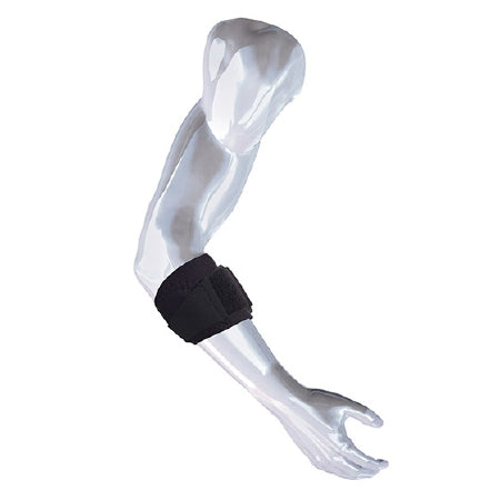 Mediusa Tennis Elbow Strap Large (11 to 12 Inch) Strap Adjustable Elbow 11 to 12 Inch Black