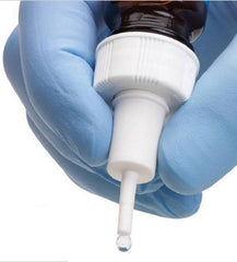 Market Lab Inc Control Dropper Tip 20 mm, Disposable, Latex-free, Reusable Caps, Works on most 2, 5 and 10 mL non-threaded vials For Threaded Vials