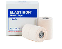 Johnson & Johnson Consumer Elastic Tape Elastikon® Cotton 3 Inch X 2-1/2 Yard White NonSterile