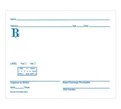Precision Dynamics Prescription Pad 4 X 5 Inch, White Paper