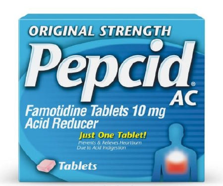 J & J Sales Antacid Pepcid® 10 mg Strength Tablet 30 per Box