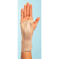 DJO Wrist Brace ProCare® Low Profile / Contoured / Wraparound Aluminum / Cotton / Elastic Right Hand Beige Medium