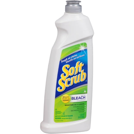 Lagasse Soft Scrub® with Bleach Surface Disinfectant Cleaner Liquid 24 oz. Bottle Floral Scent NonSterile - M-917064-4512 - Case of 9