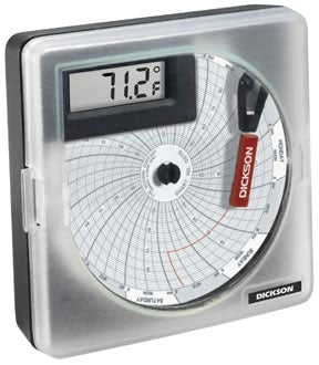 Dickinson Company Temperature Chart Recorder Dickson™ SL4 24-Hour / 7-Day Switchable