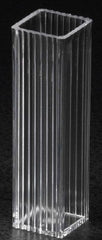 Globe Scientific Cuvette 12 X 12 X 45 mm, 4.5 mL, Standard, Square, 10 mm Path Length, 340 to 800 nm Spectrum Range, Disposable For Spectrophotometer
