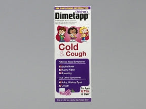 Glaxo Smith Kline Children's Cold Relief Dimetapp® 1 mg - 2.5 mg / 5 mL Strength Syrup 8 oz.