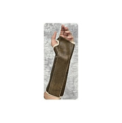 Scott Specialties Wrist / Forearm Brace Contoured Aluminum / Foam / Nylon / Steel / Vinyl Left Hand Beige / Brown Small