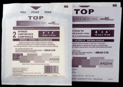 AMD Ritmed Nonwoven Sponge Top Nonwoven Cellulose 8-Ply 4 X 4 Inch Square Sterile