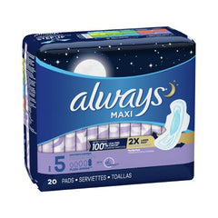 The Palm Tree Group Feminine Pad Always® Maxi Overnight Absorbency