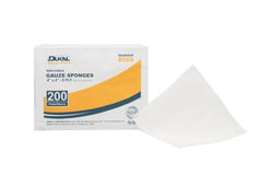 Dukal Gauze Sponge Dukal™ Gauze 8-Ply 4 X 4 Inch Square NonSterile