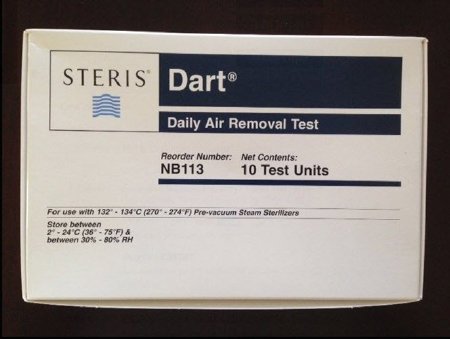 Steris Dart® Sterilization Daily Air Removal Test Pack Steam 8 Inch
