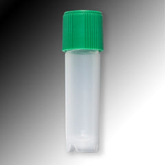 Globe Scientific Storage and Transport Tube Round Bottom, Skirted Plain 12.3 X 47.2 mm 2 mL Without Color Coding Without Closure Polypropylene Tube